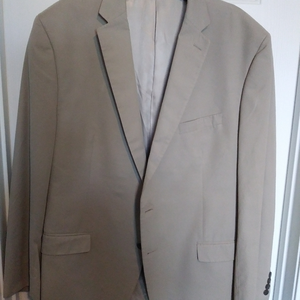 Faux suede sport jacket.